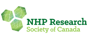 Logo for the NHP (Natural Health Product) Research Society of Canada