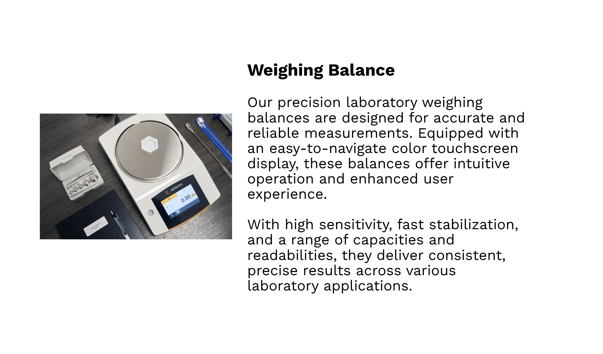 Weighing Balance